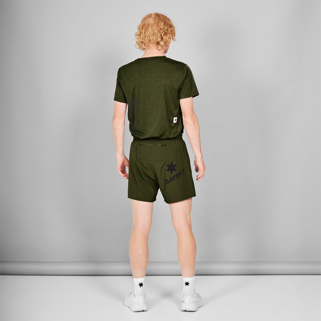 SAYSKY Pace Shorts 5" Olive Green