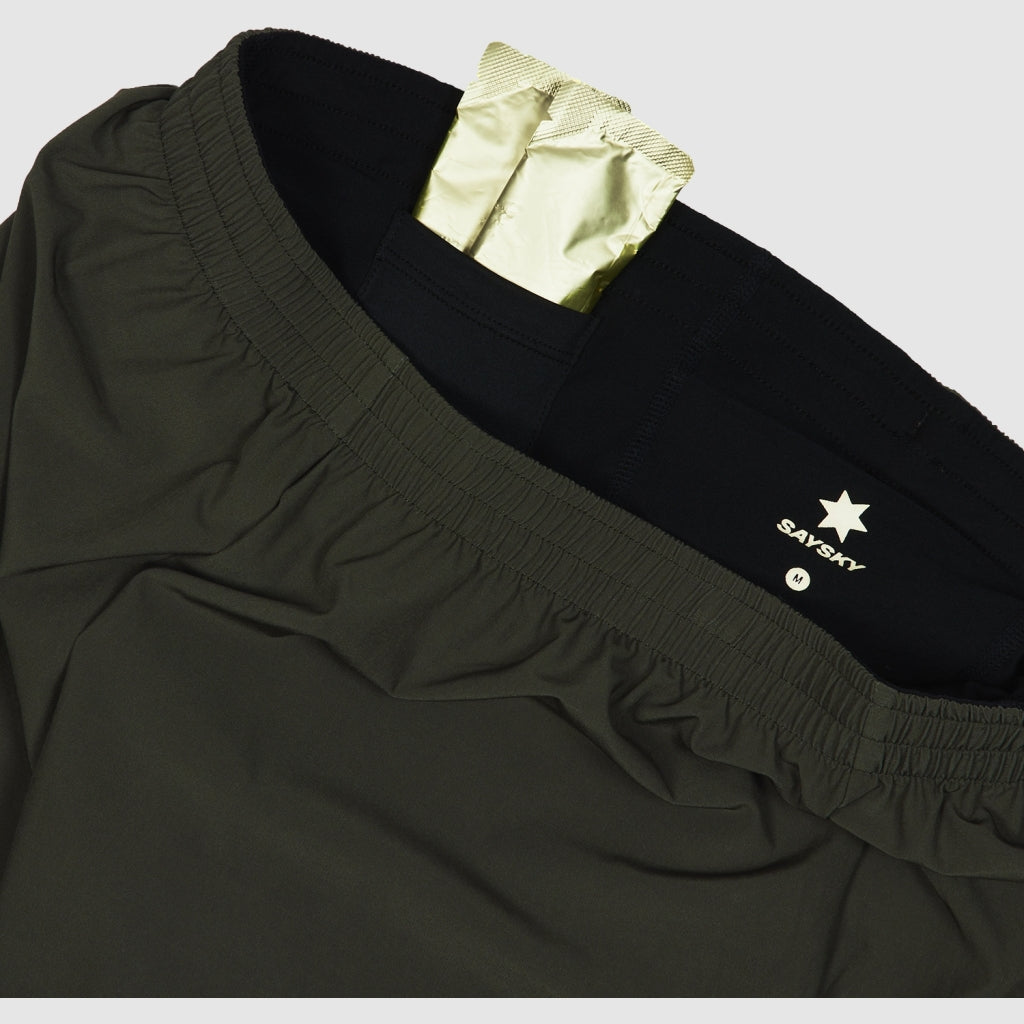 SAYSKY Pace Shorts 5" Olive Green