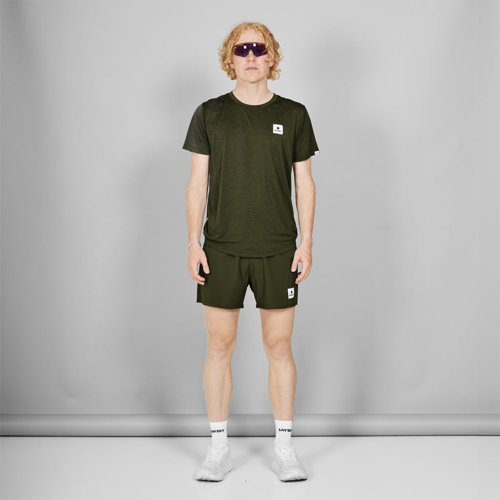 SAYSKY Pace Shorts 5" Olive Green