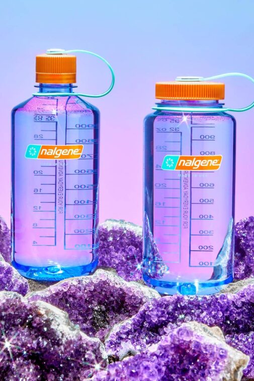 Nalgene 1 Litre Narrow Mouth Water Bottle Amethyst