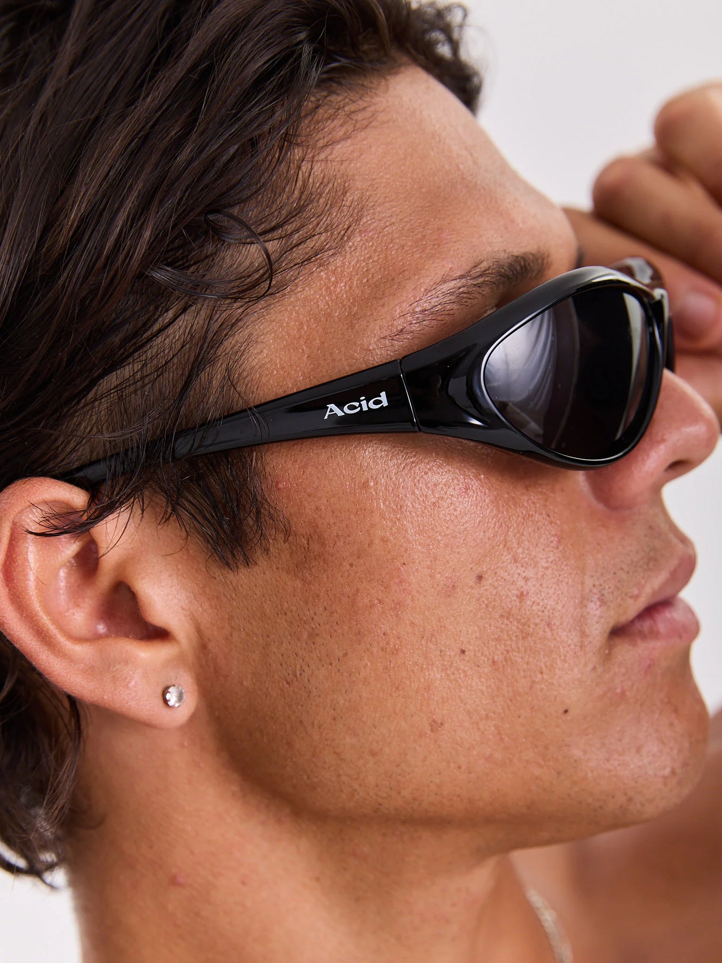 Acid Running Shadow Runner Sunglasses Black