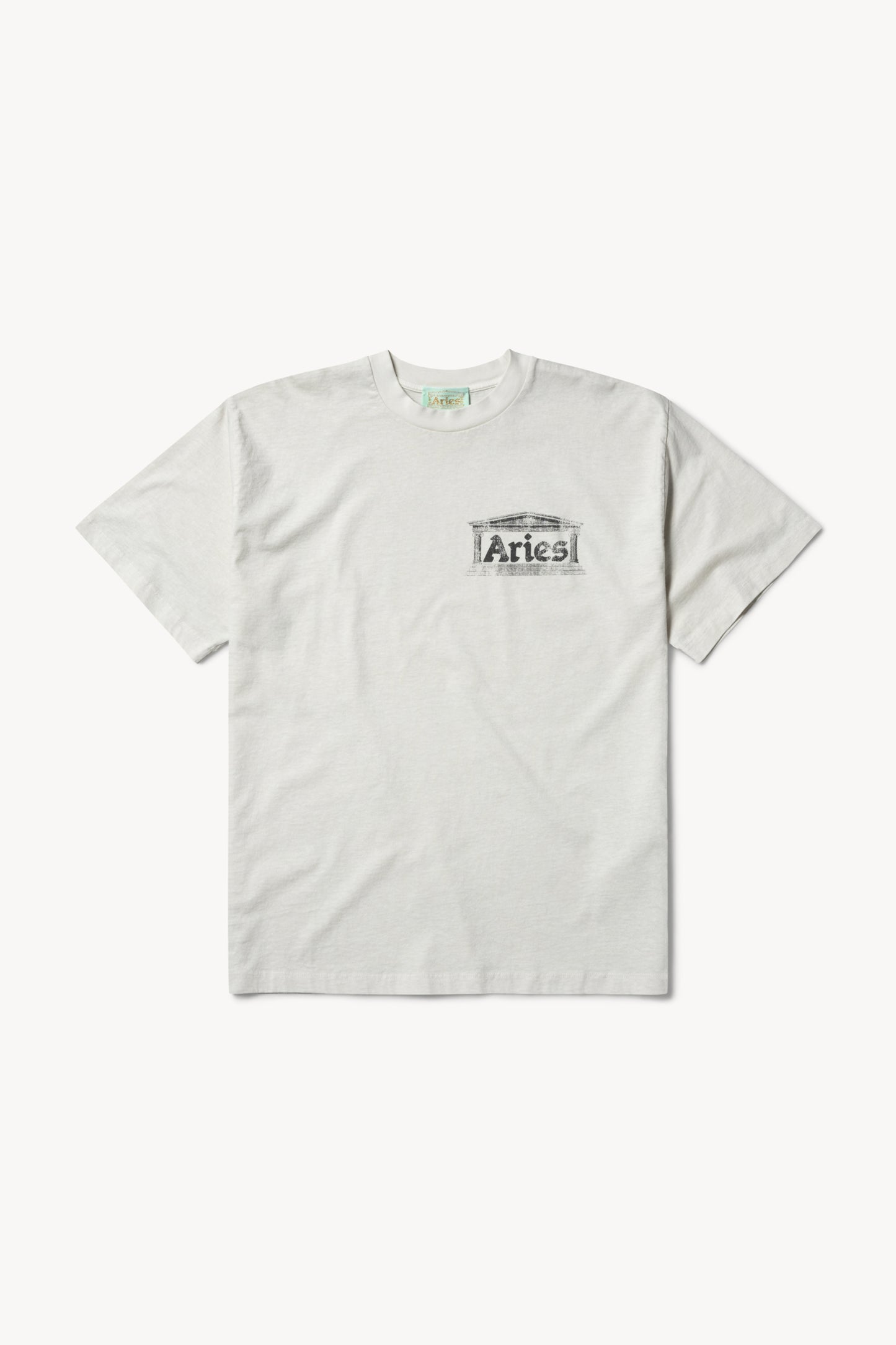Aries Aged Ancient Temple T-shirt Off-White