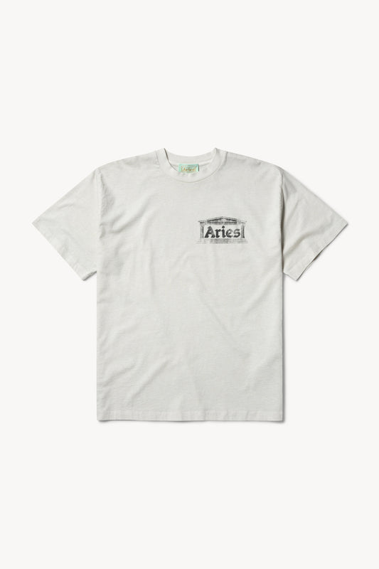 Aries Aged Ancient Temple T-shirt Off-White
