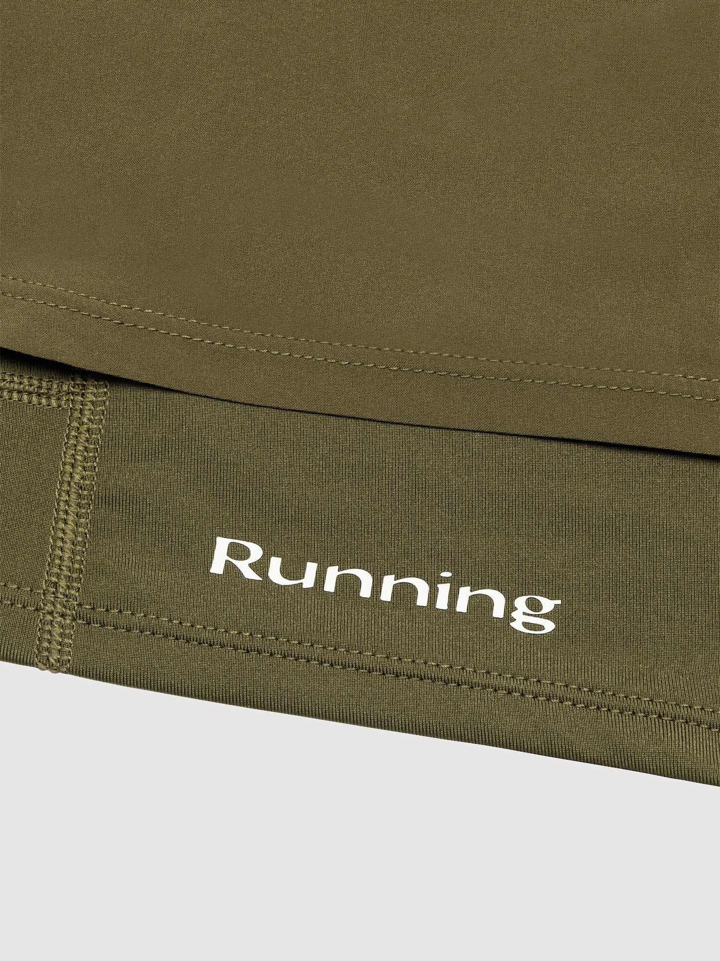 Acid Running 2-in-1 Shorts Dark Olive