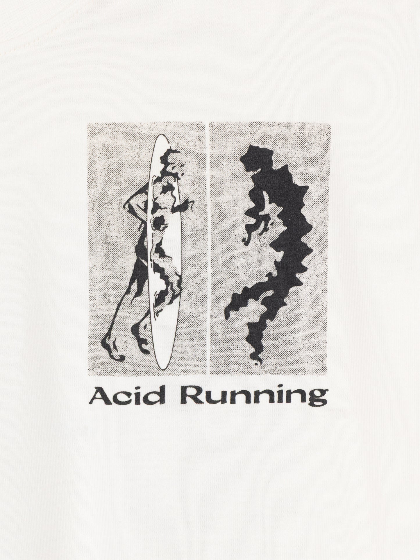 Acid Running Transcendent Runner T-shirt Bone White