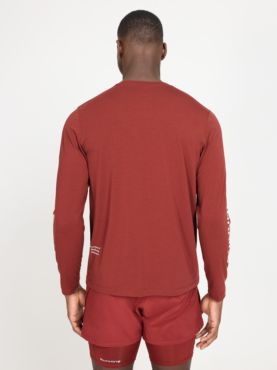 Acid Running Long Sleeve T-shirt Fired Red