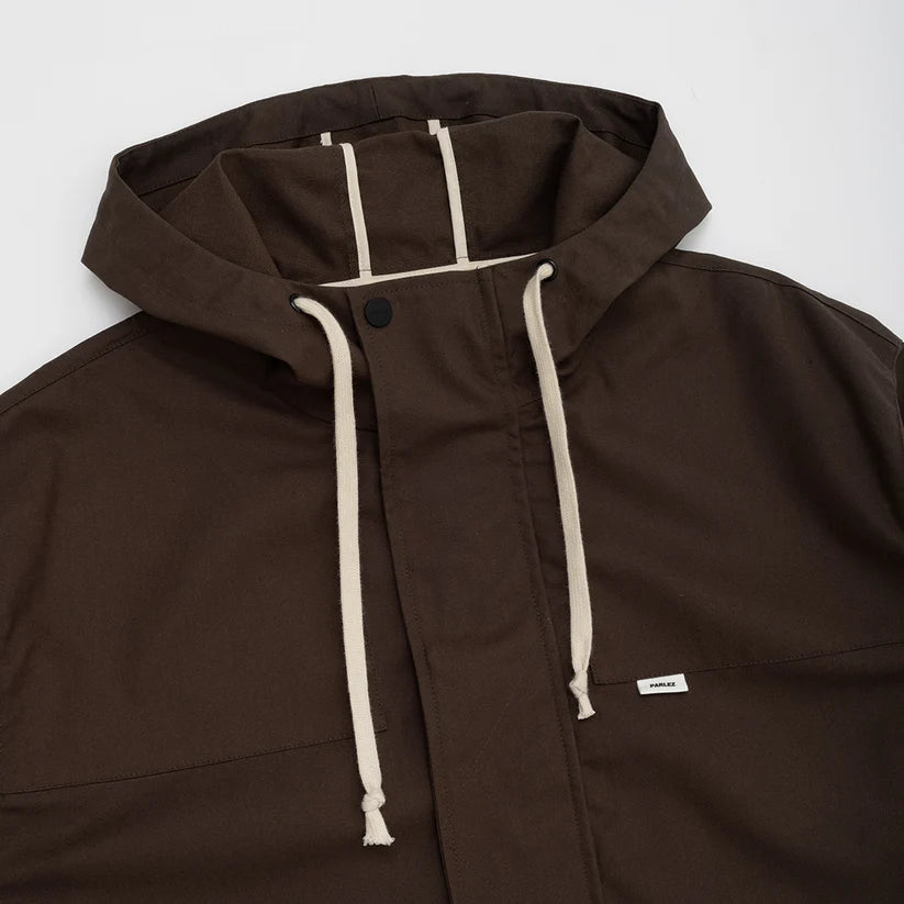 Parlez Drax Parka Jacket Khaki Green