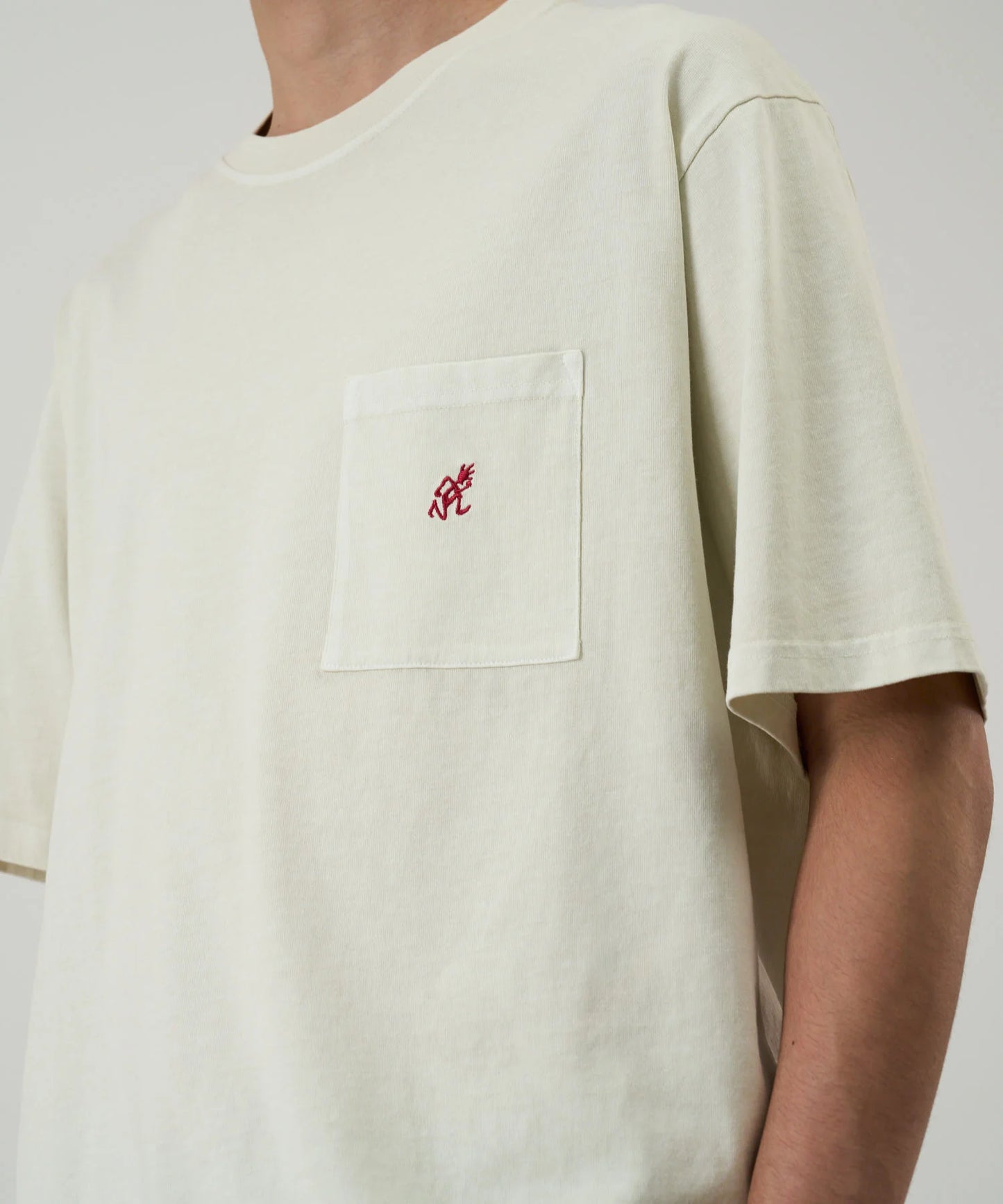 Gramicci One Point Pigment Dyed T-shirt Natural Pigment