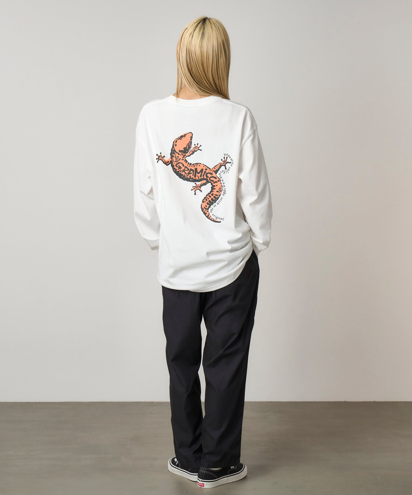 Gramicci Gecko Long Sleeve T-shirt White