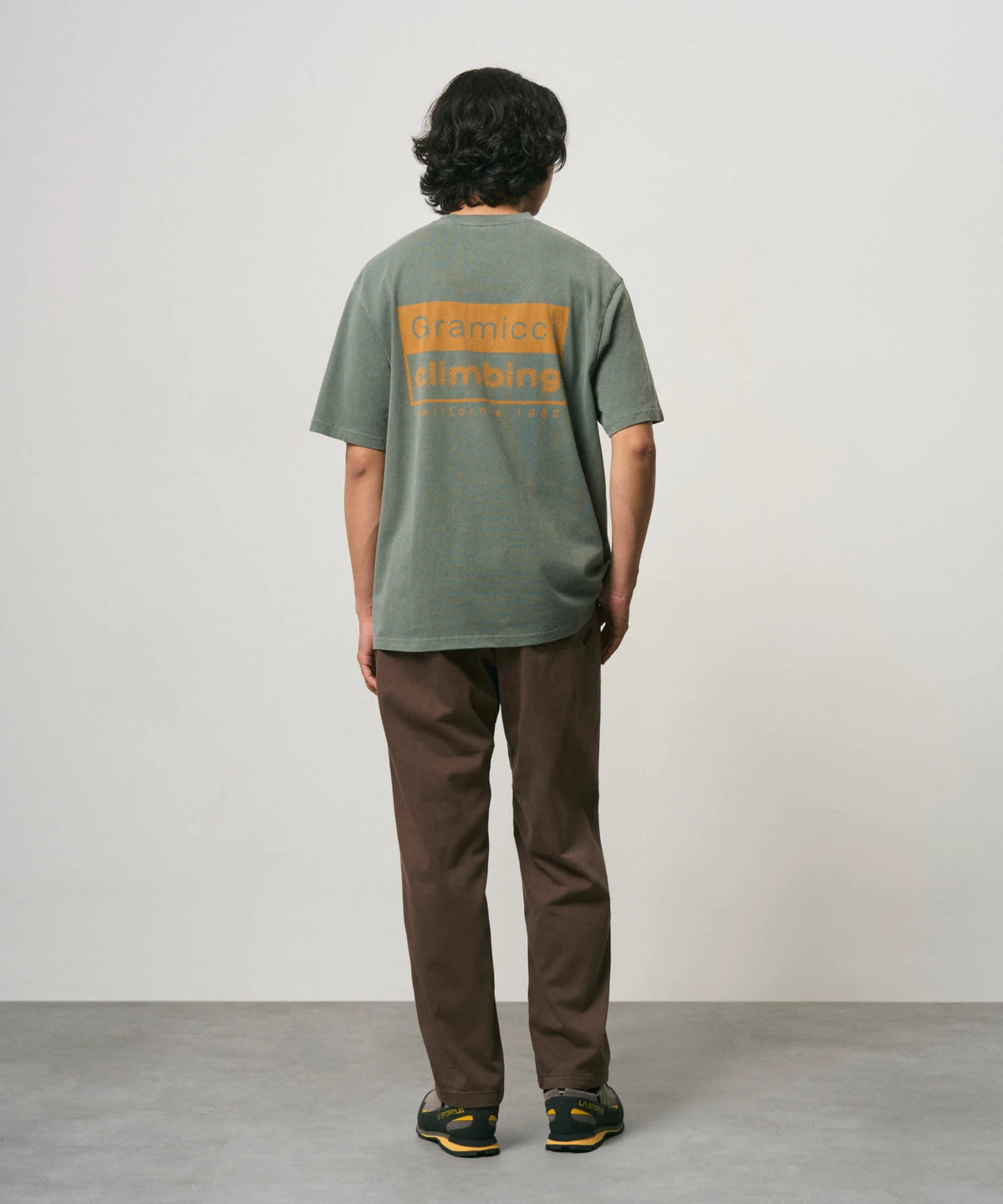 Gramicci Pigment Dyed Climbing T-shirt Sage Pigment