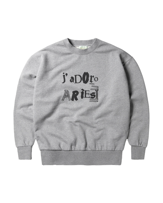 Aries J’Adoro Aries Ransom Sweat Grey