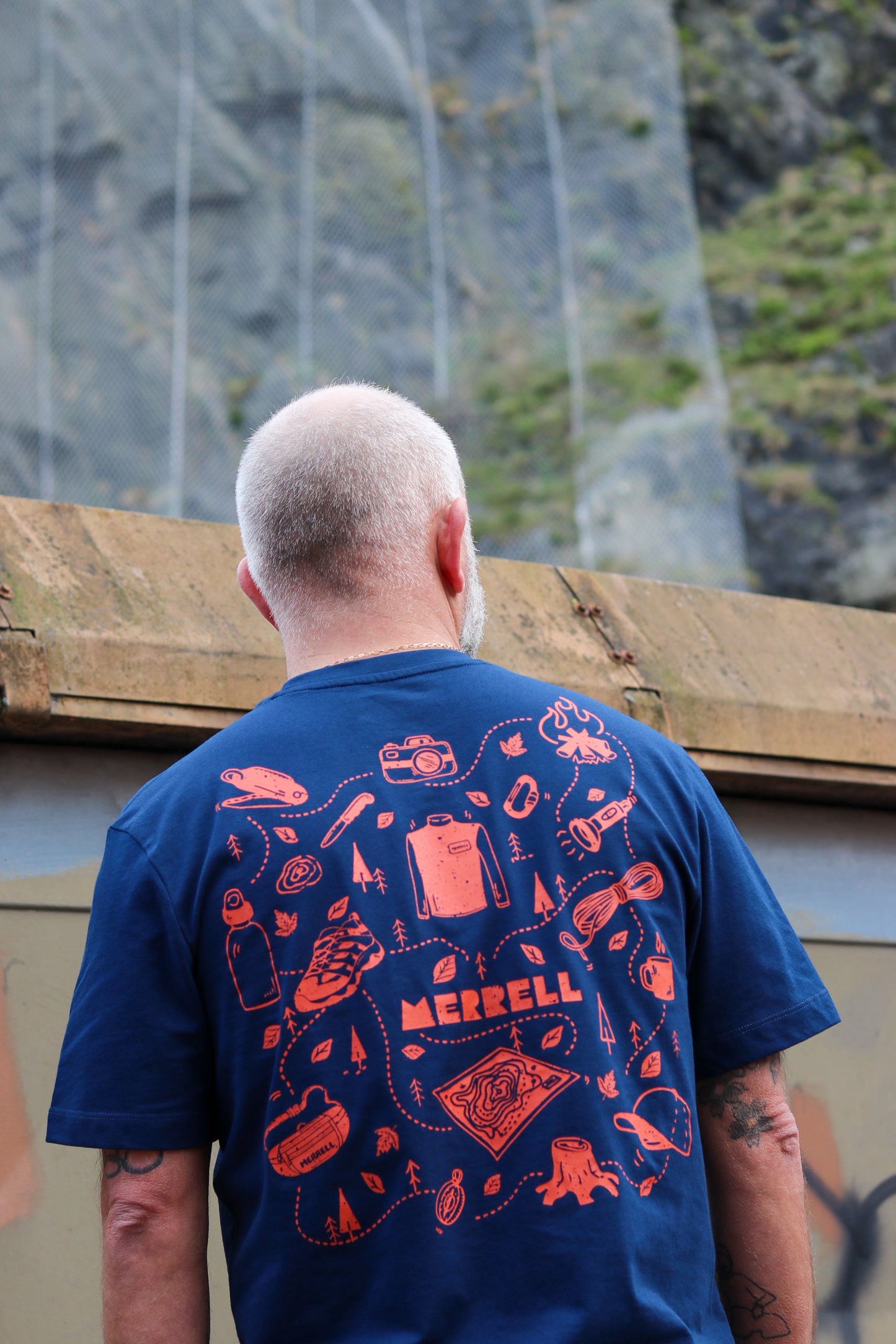 Merrell Trails Graphic T-shirt Navy Night