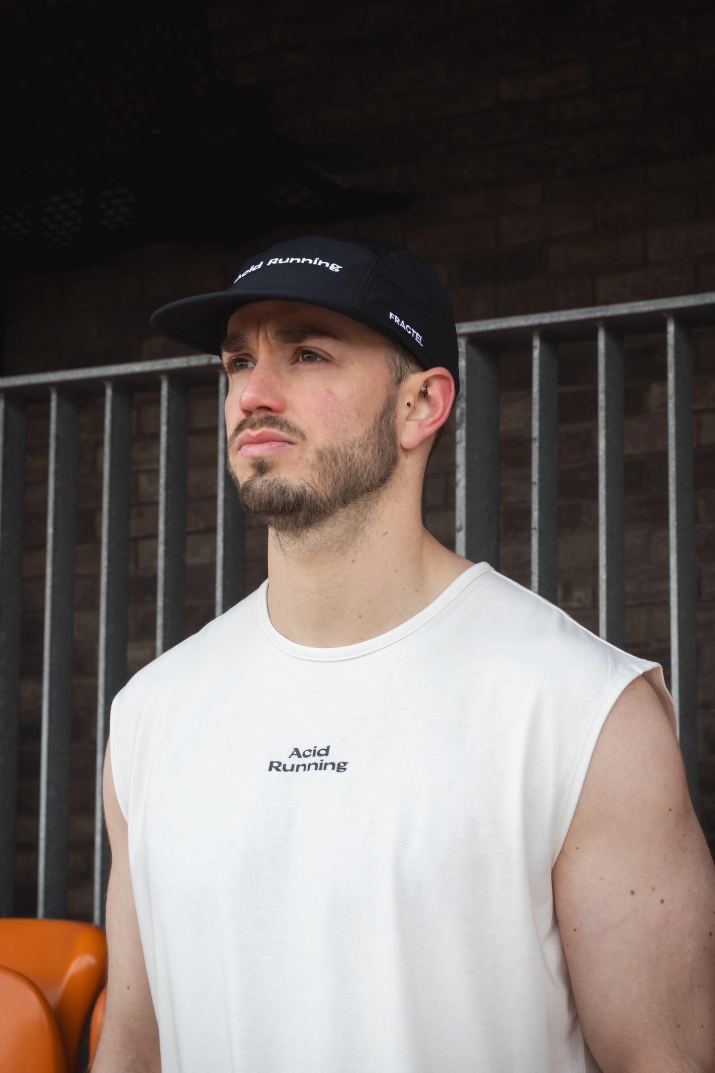 Acid Running Logo Tank Off White