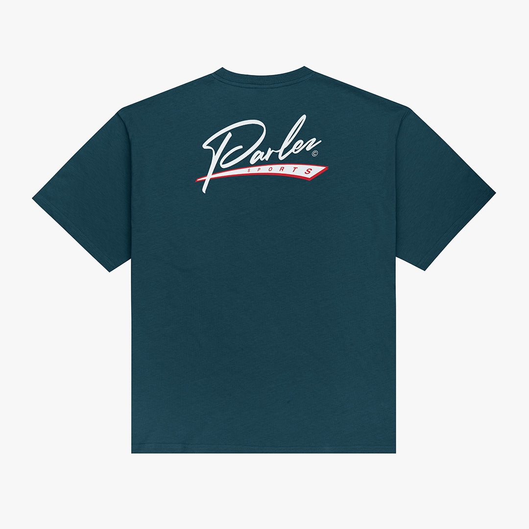 Parlez Inning T-shirt Petrol Green