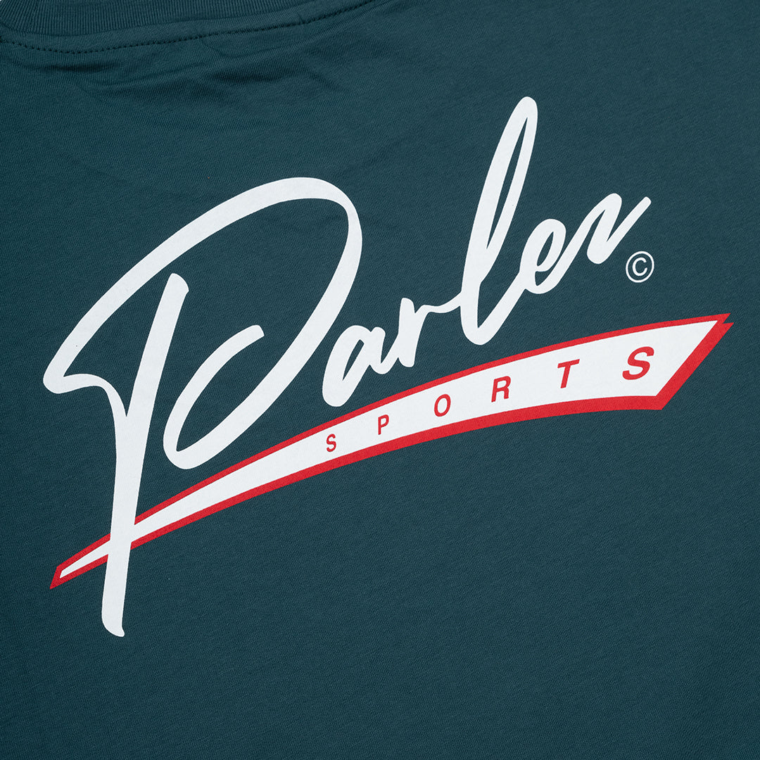 Parlez Inning T-shirt Petrol Green
