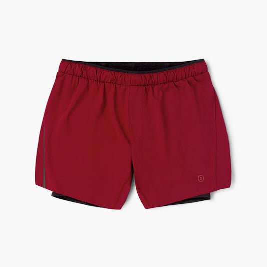 Ciele Athletics DLYShort 5" Long Brief Merlot/Red
