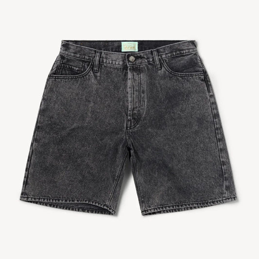 Aries Acid Wash Denim Short Black