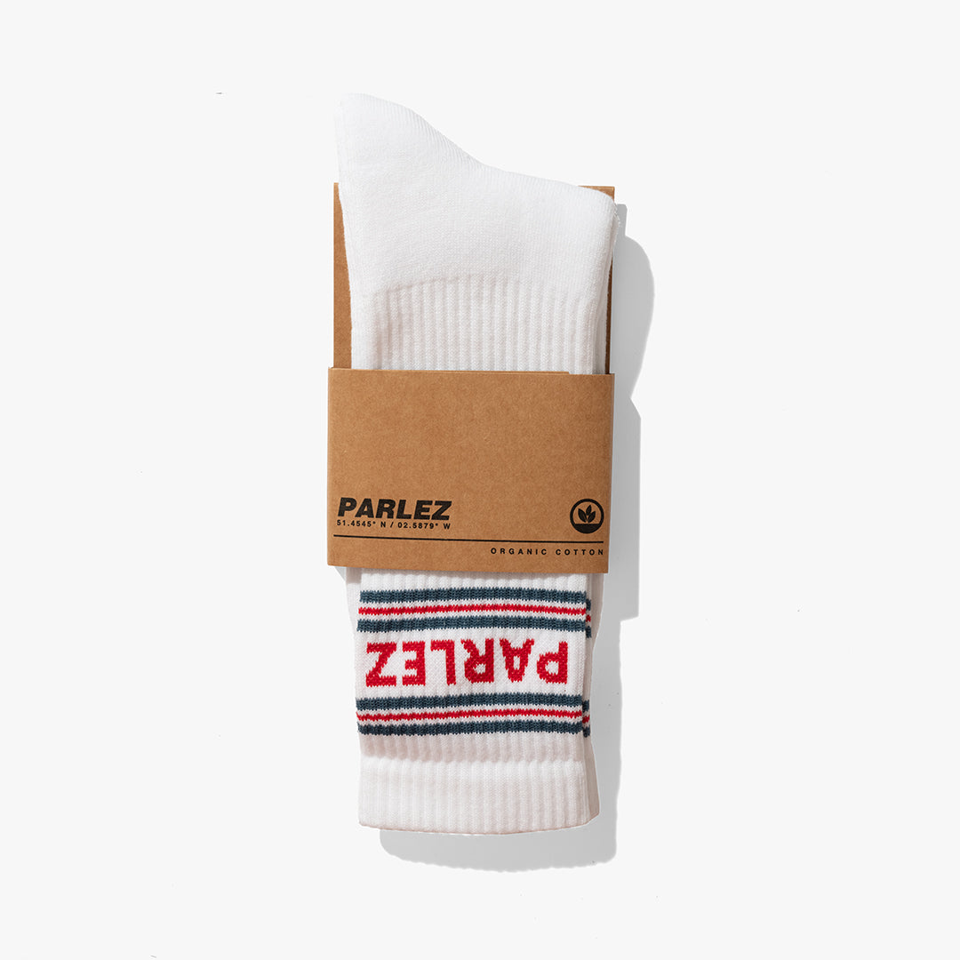 Parlez Onere Socks White