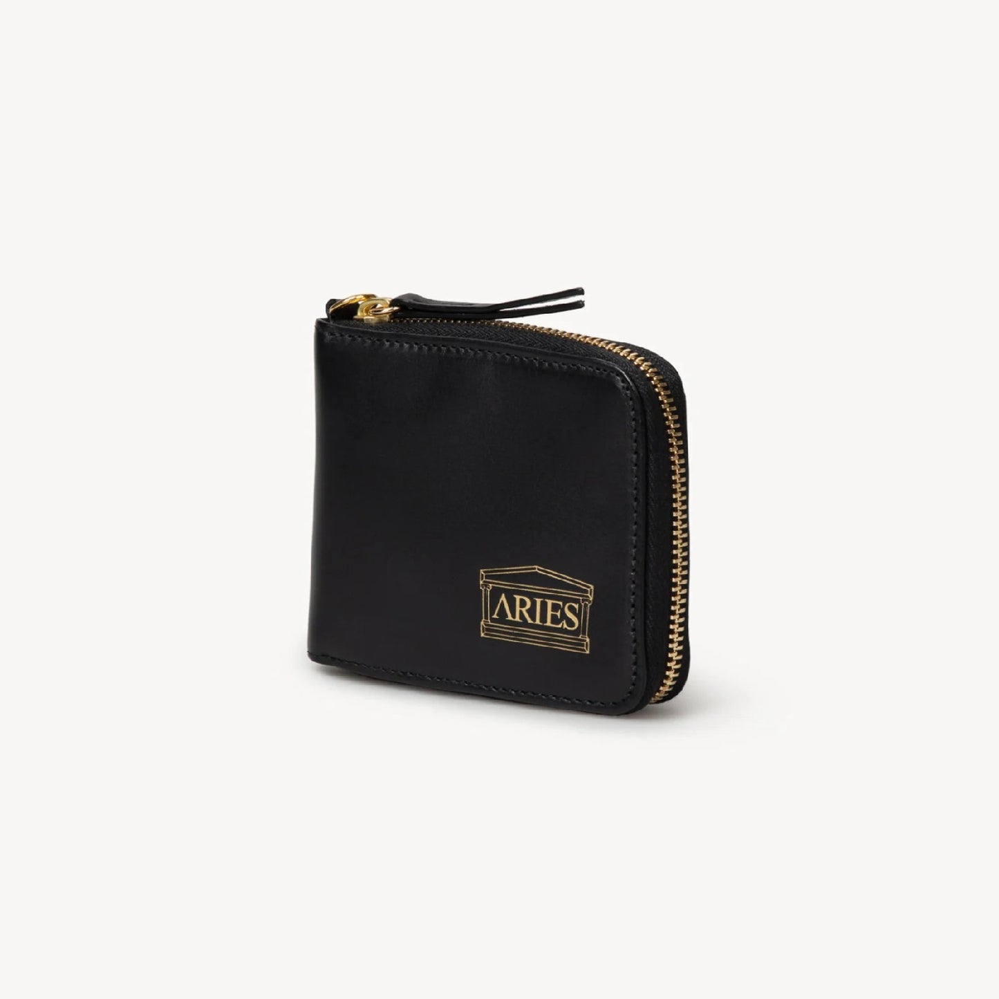 Aries Bobby Leather Wallet Black