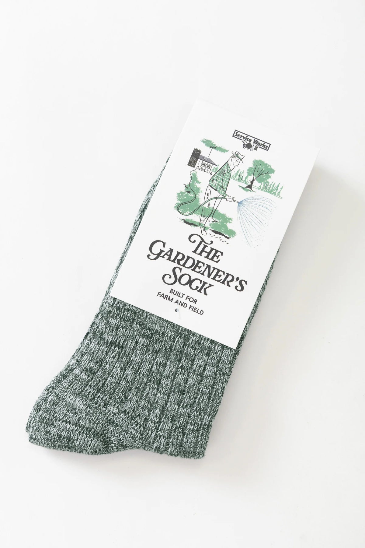 Service Works Gardener's Socks Forest Green