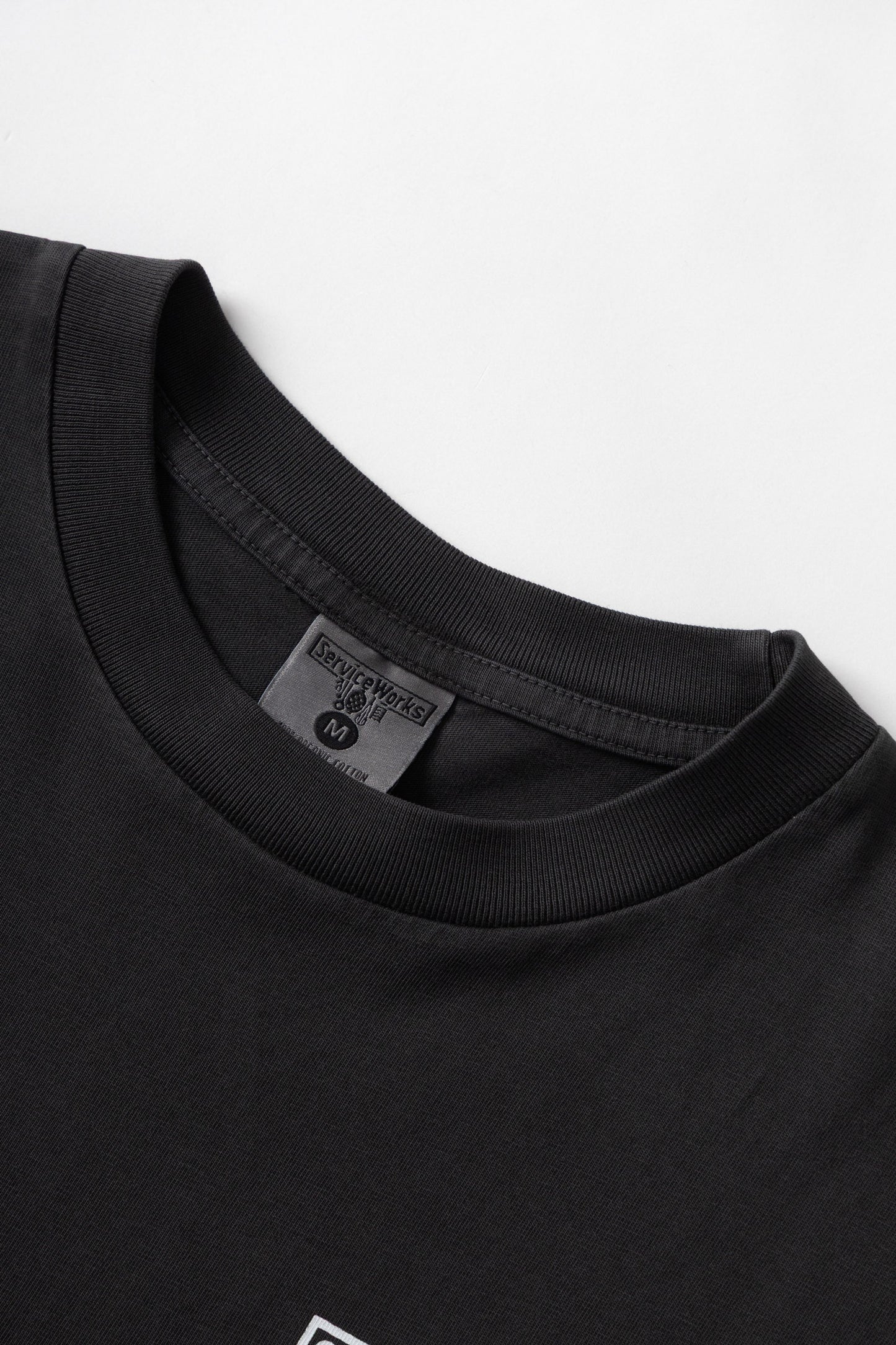 Service Works Pigment Dyed Trademark T-shirt Black