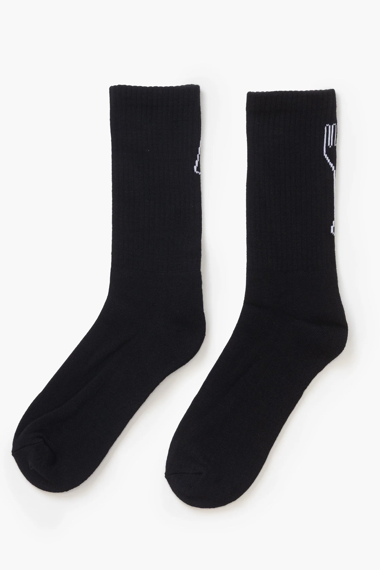 Service Works Knife & Fork Socks Black