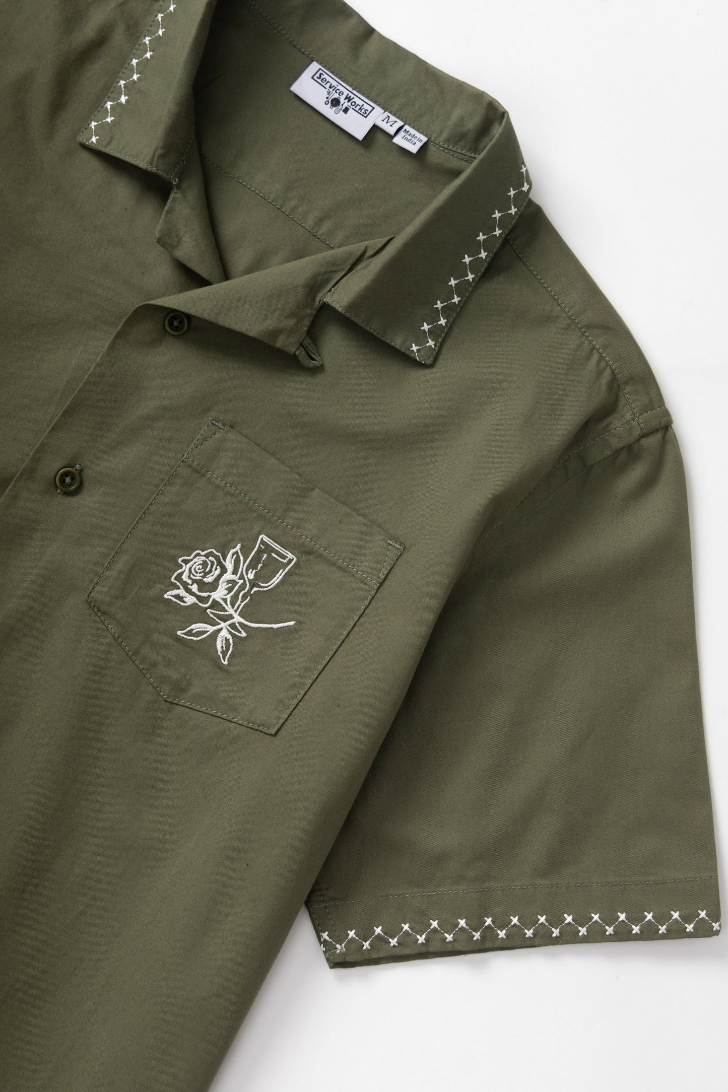 Service Works Border Shirt Olive