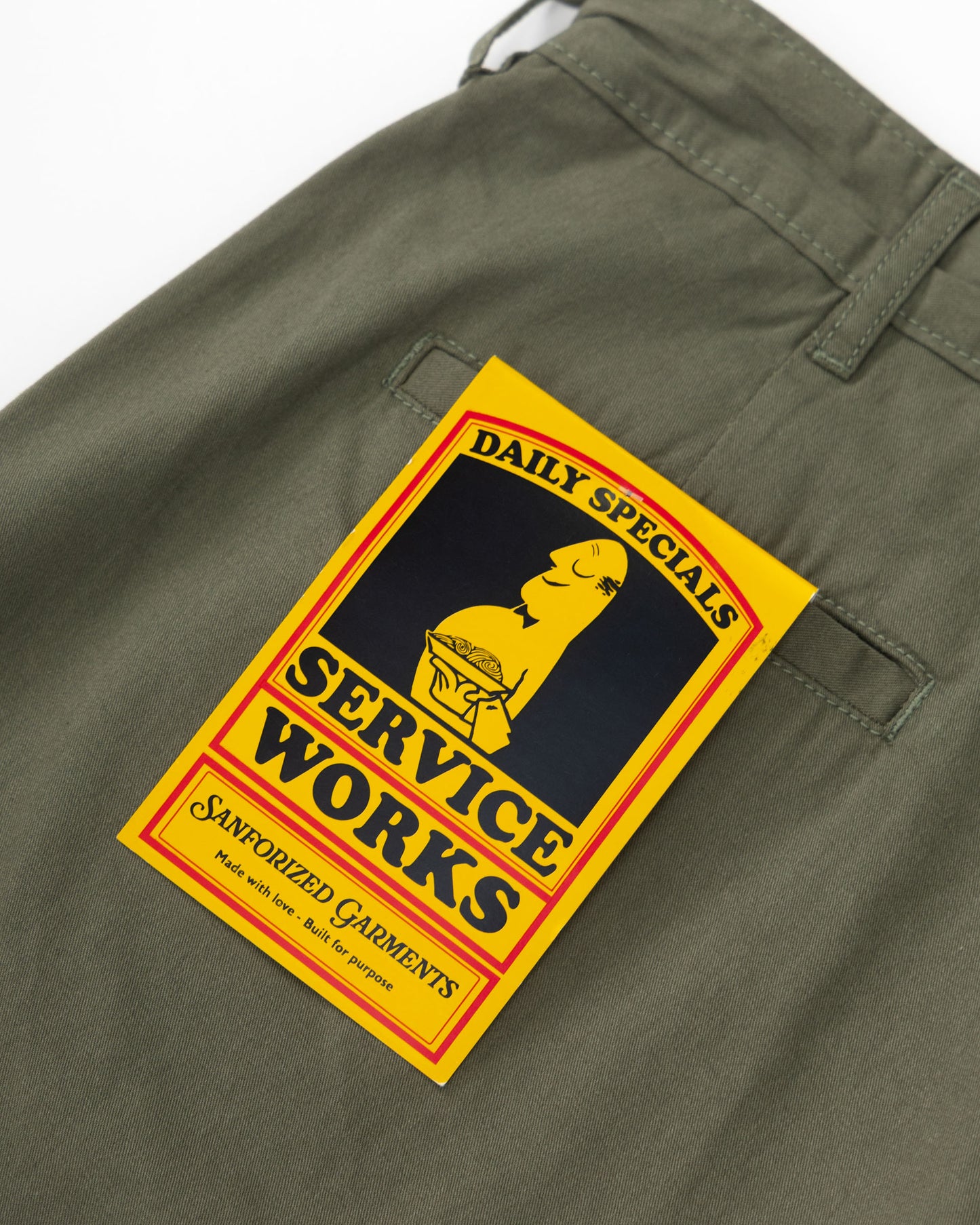 Service Works Twill Part Timer Pant Olive