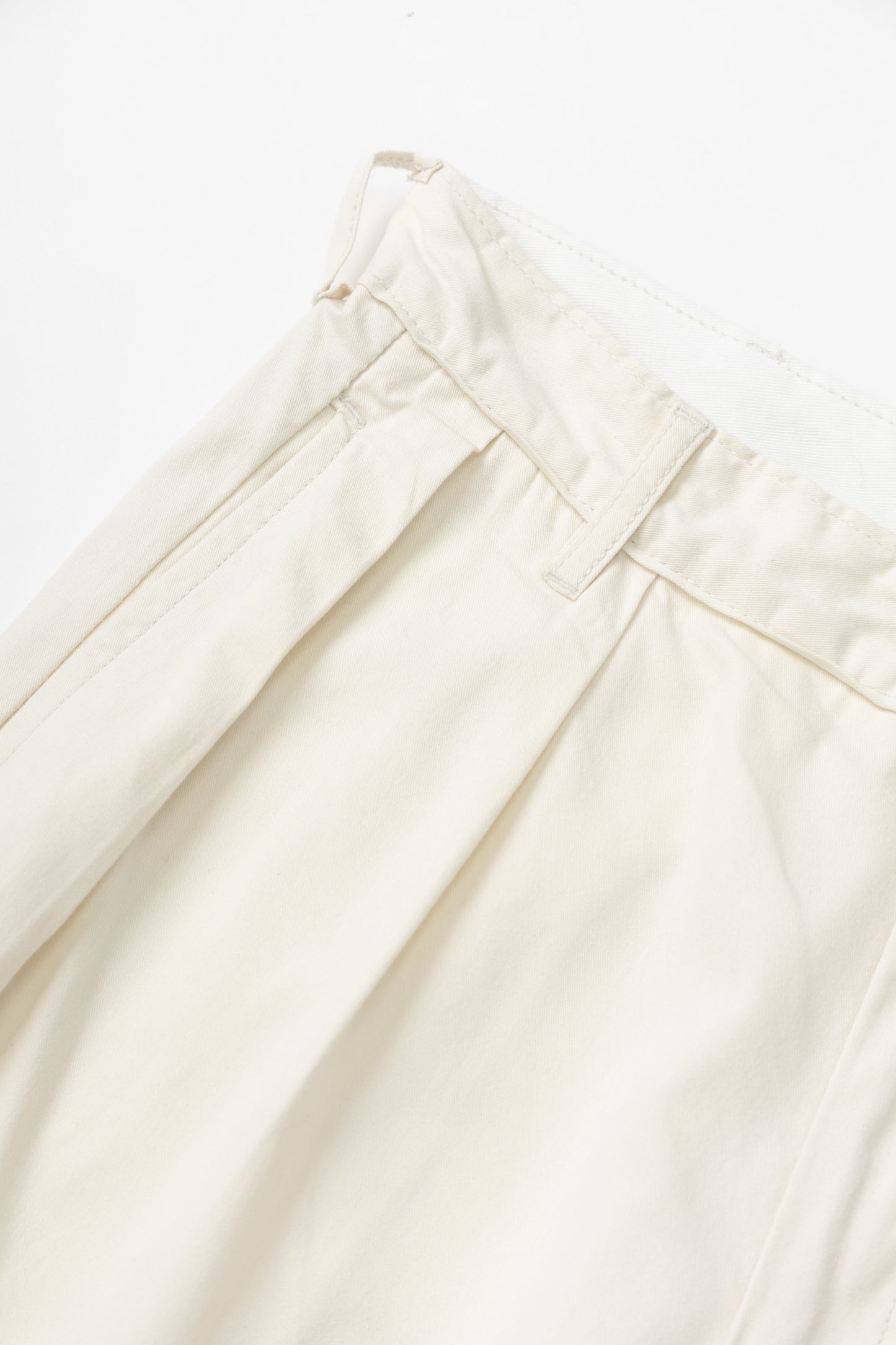 Service Works Twill Part Timer Shorts Off White
