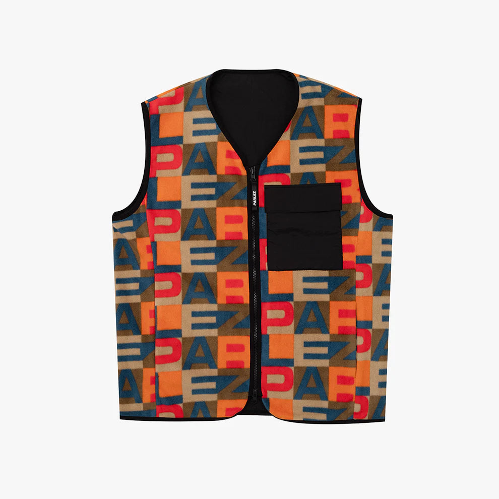 Parlez Zone Fleece Gilet Black