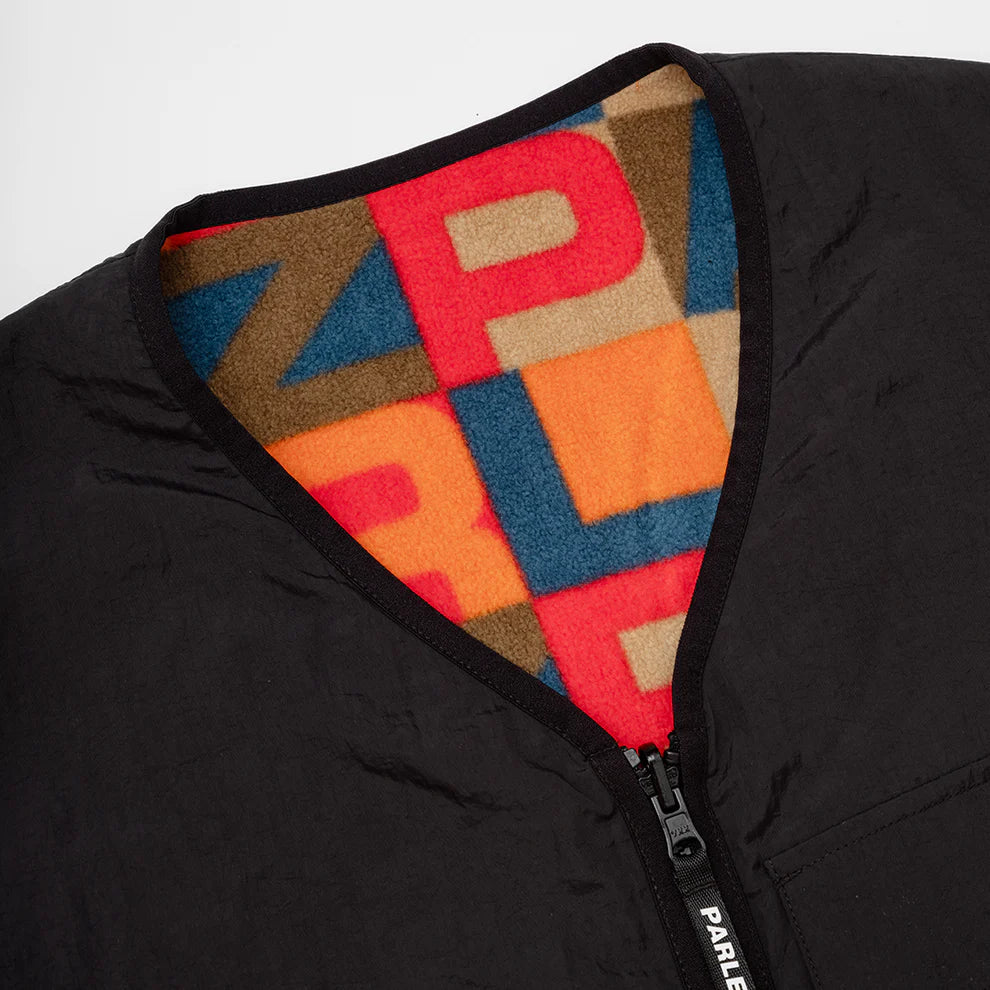 Parlez Zone Fleece Gilet Black