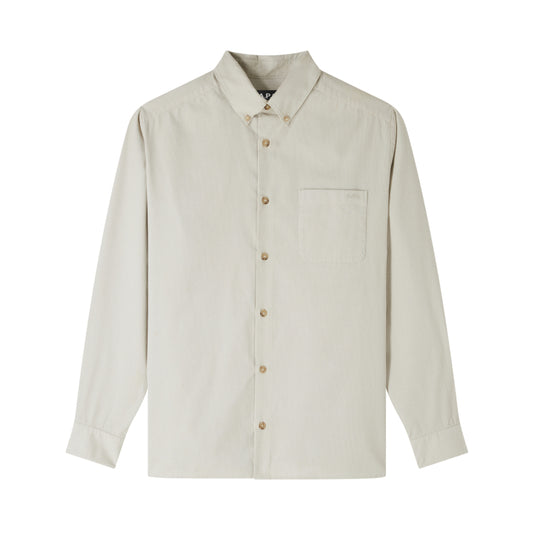 A.P.C. Mateo Corduroy Shirt Beige