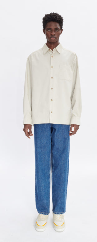 A.P.C. Mateo Corduroy Shirt Beige