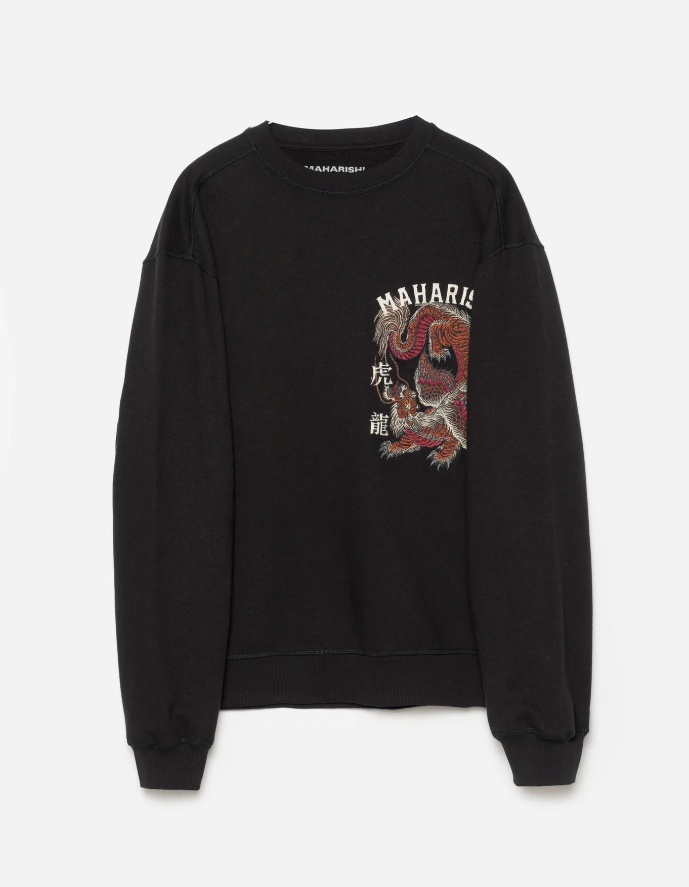 Maharishi Tour Tiger Dragon Sweat Black