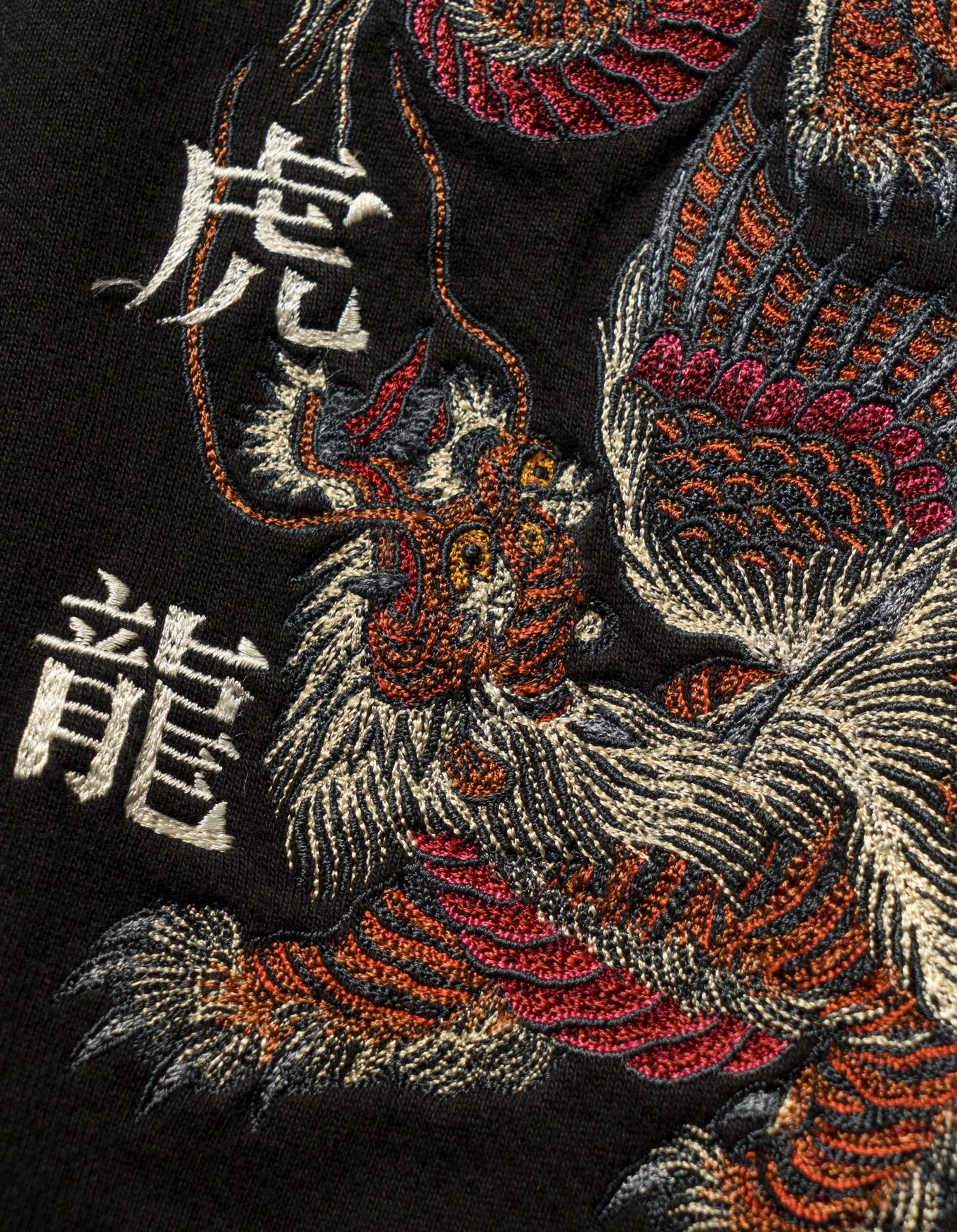 Maharishi Tour Tiger Dragon Sweat Black