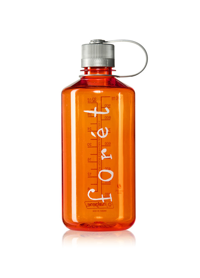 Forét x Nalgene Narrow Bottle 32oz Orange/Platinum