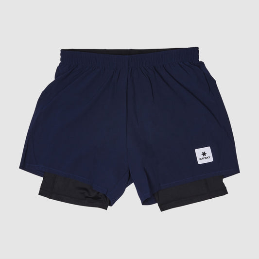 SAYSKY 2 in 1 Pace Shorts 5" Navy