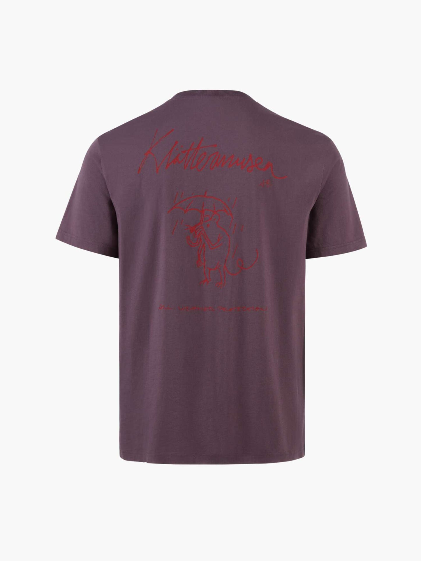 Klattermusen Runa Rain Mouse T-shirt Black Plum