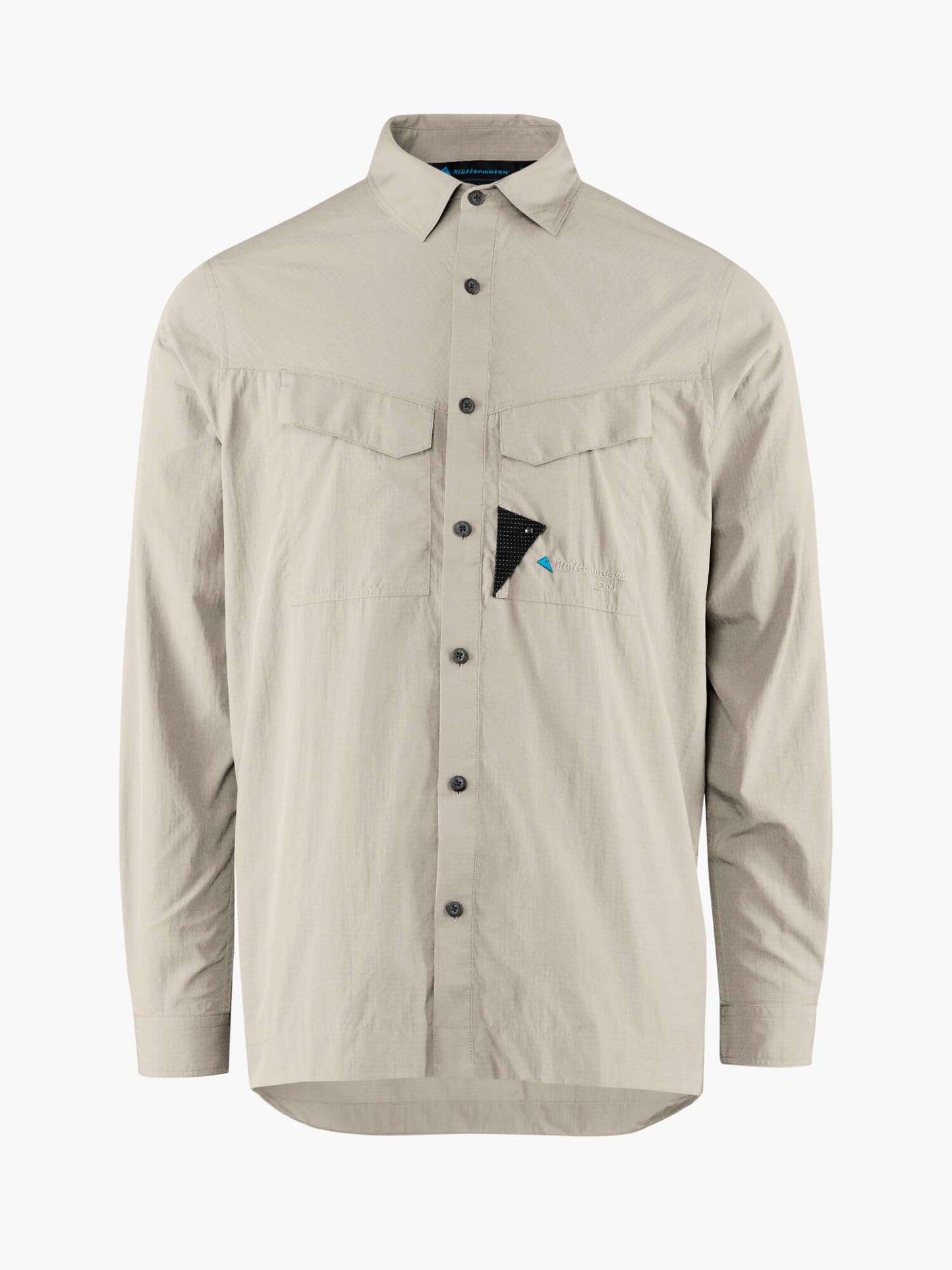 Klattermusen Syn Long Sleeve Shirt Silver Creme