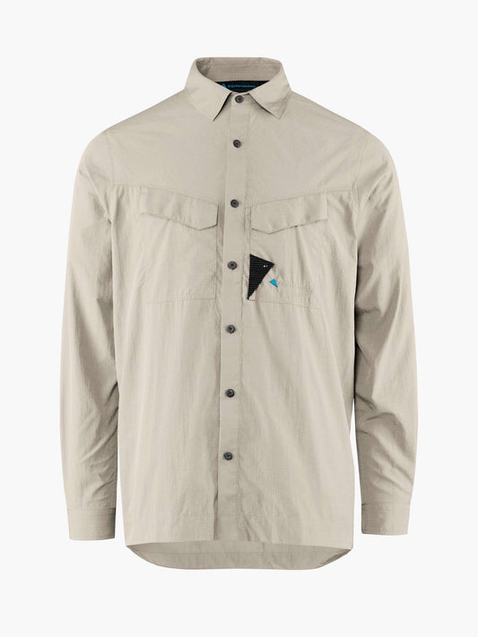 Klattermusen Syn Long Sleeve Shirt Silver Creme