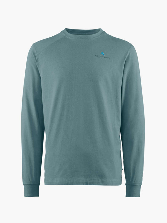 Klattermusen Root Logo Long Sleeve T-shirt Frost Green