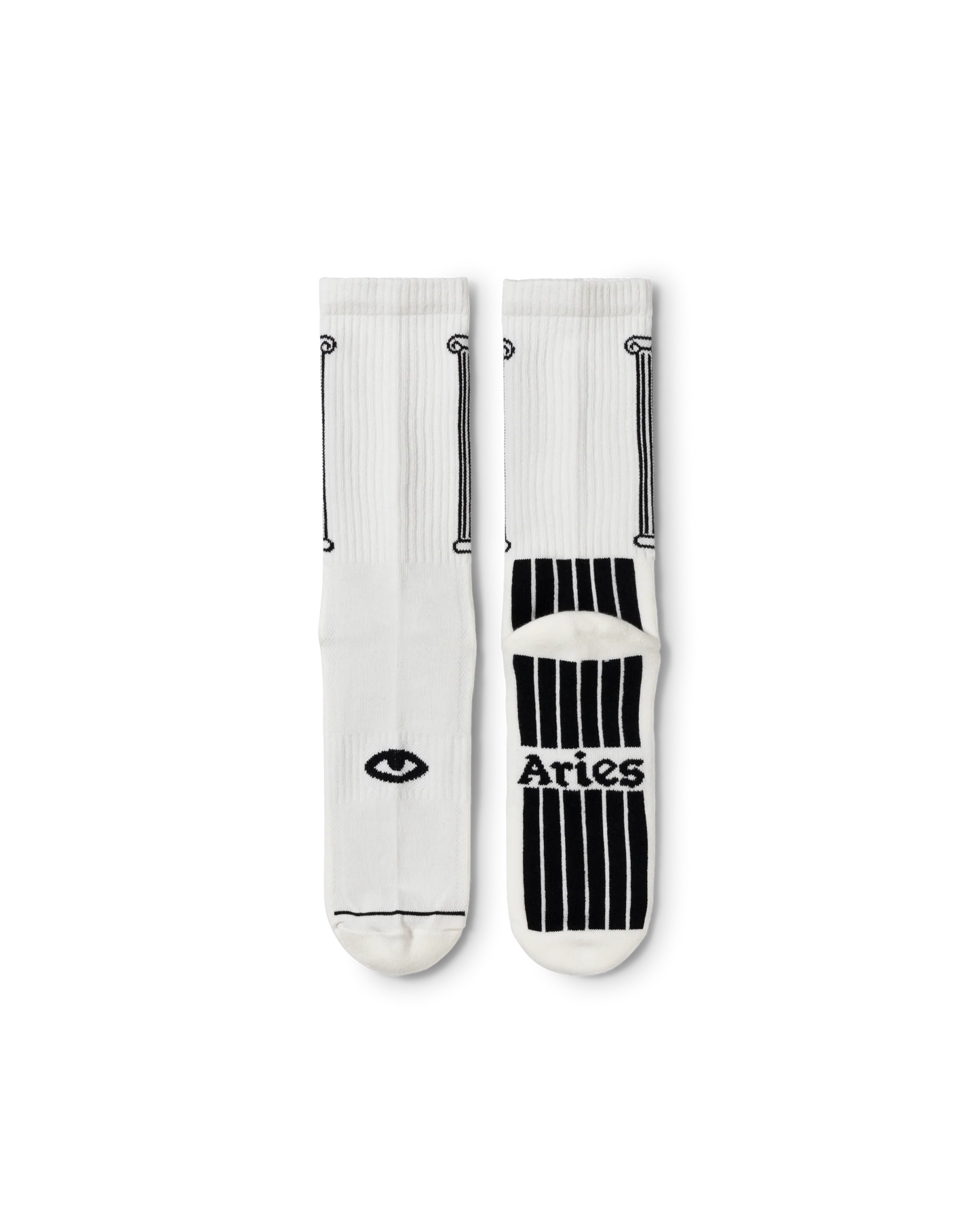 Aries Column Sock White