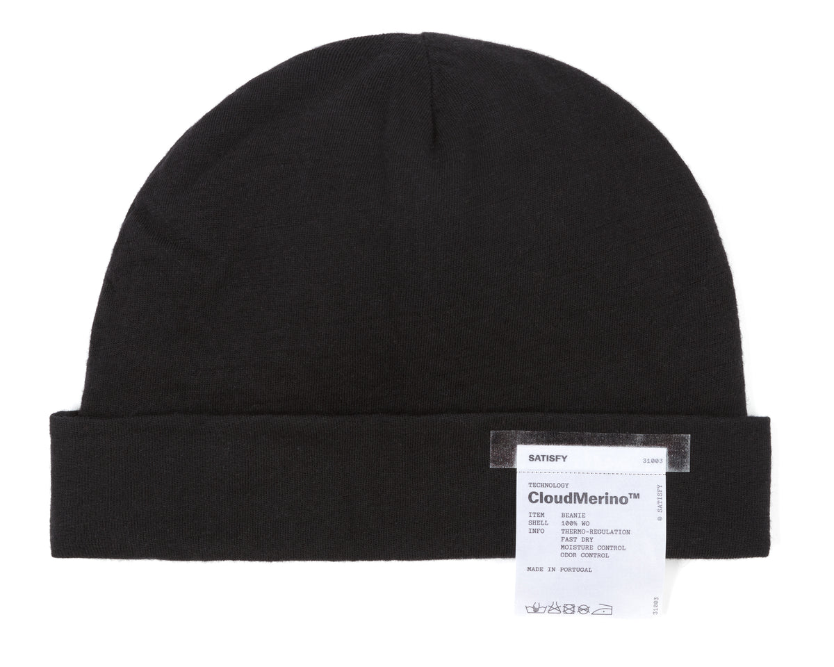 SATISFY CloudMerino Beanie Black