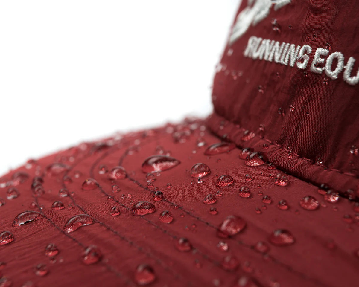 SATISFY FliteSilk 5 Panel Pinch Cap Burgundy Red