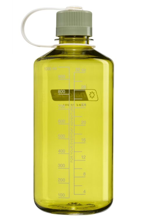 Nalgene 1 Litre Narrow Mouth Water Bottle Endive/Oil Green