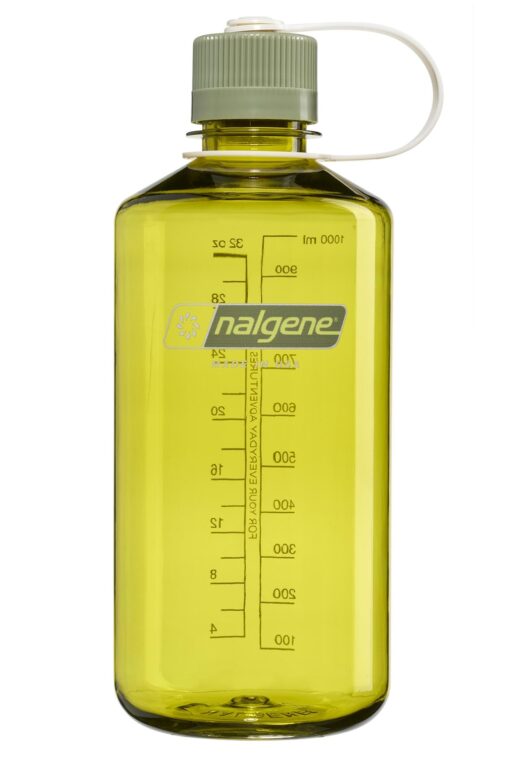 Nalgene 1 Litre Narrow Mouth Water Bottle Endive/Oil Green