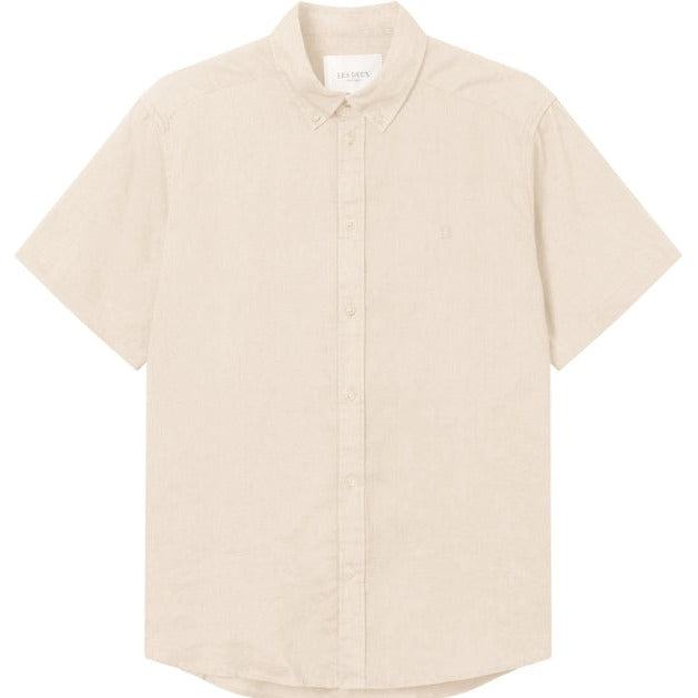 Les Deux Kris Linen SS Shirt Ivory