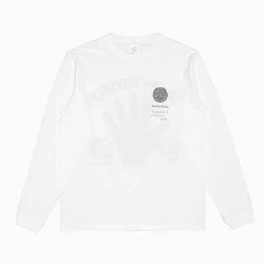 Garbstore Society LS Tee White