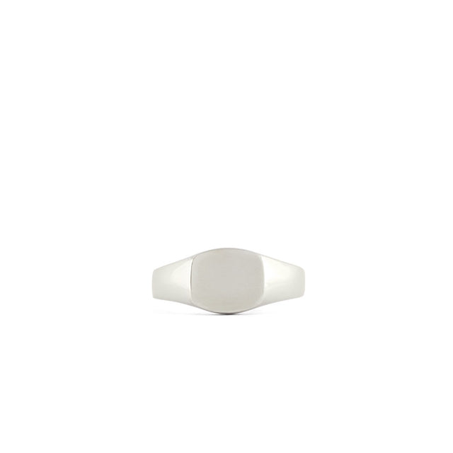 Serge DeNimes Silver Signet Ring