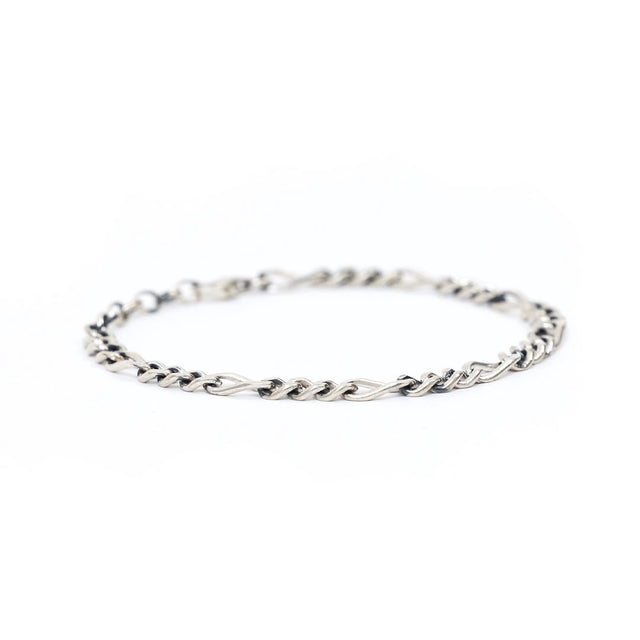 Serge DeNimes Silver Figaro Bracelet